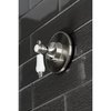 Kingston Brass KS3038BPL Bel-Air Three-Way Diverter Valve W/ Trim Kit, Brushed Nickel KS3038BPL